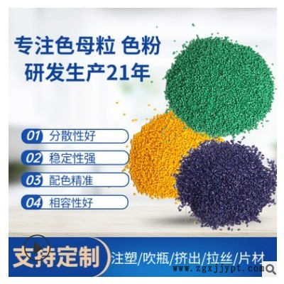 流纹abs通用塑料白色母粒 eva红色注塑pe吹瓶PP黑色抗老化色母料图3