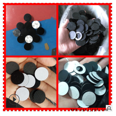 专业定制橡胶垫片 乳白色橡胶制品 现货圆形橡胶胶垫 网格橡胶图1