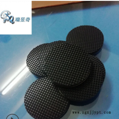 黑色圆形硅胶垫网格防滑硅胶垫片eva背胶自粘密封硅橡胶垫片图3