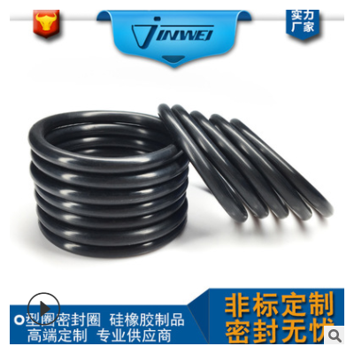 订做耐腐蚀氢化丁晴橡胶HNBR密封圈防水圈O型圈生产厂家 交期快
