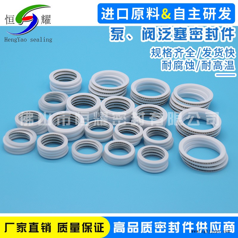 厂家直销泵阀泛塞封 食品灌装机高压阀密封圈 供应流量泵密封圈示例图5