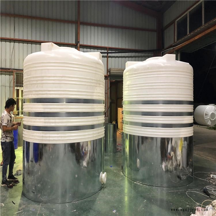 甬诚滚塑 5吨二次容器 10方杀菌剂塑料容器 冷却水系统配套化工容器