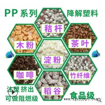 厂家PP小麦秸杆纤维可降解塑料PP成分不能降解可按要求做降解塑料图3