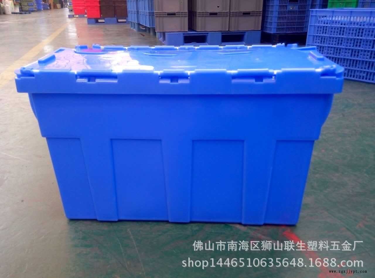 佛山联生塑料4#储物箱 物流专用斜插箱 厂家直销 量大批发示例图2