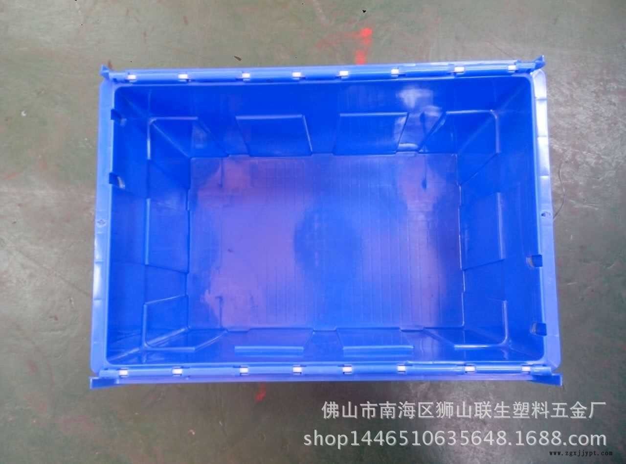 佛山联生塑料4#储物箱 物流专用斜插箱 厂家直销 量大批发示例图3