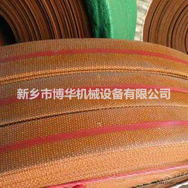 平胶带帆布输送带黄色橡胶工业传送带平皮带提升机皮带传动带示例图3