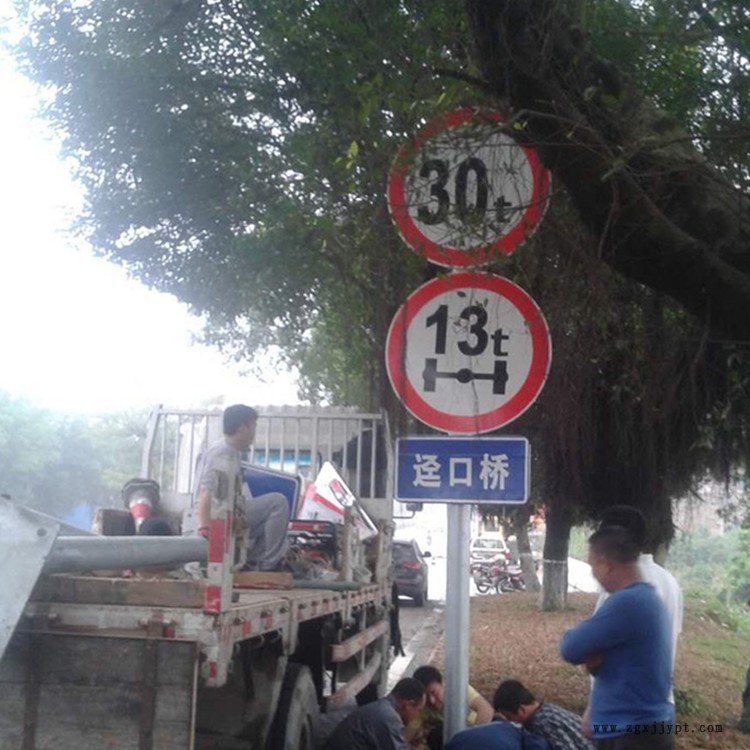 双悬臂标志杆 交通标志杆 交通标志牌 祥路生产