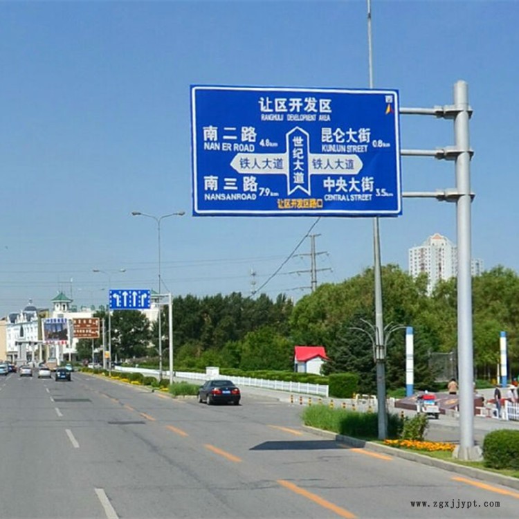 多柱式标志牌杆 景区标志杆 交通标志牌 祥路批发销售