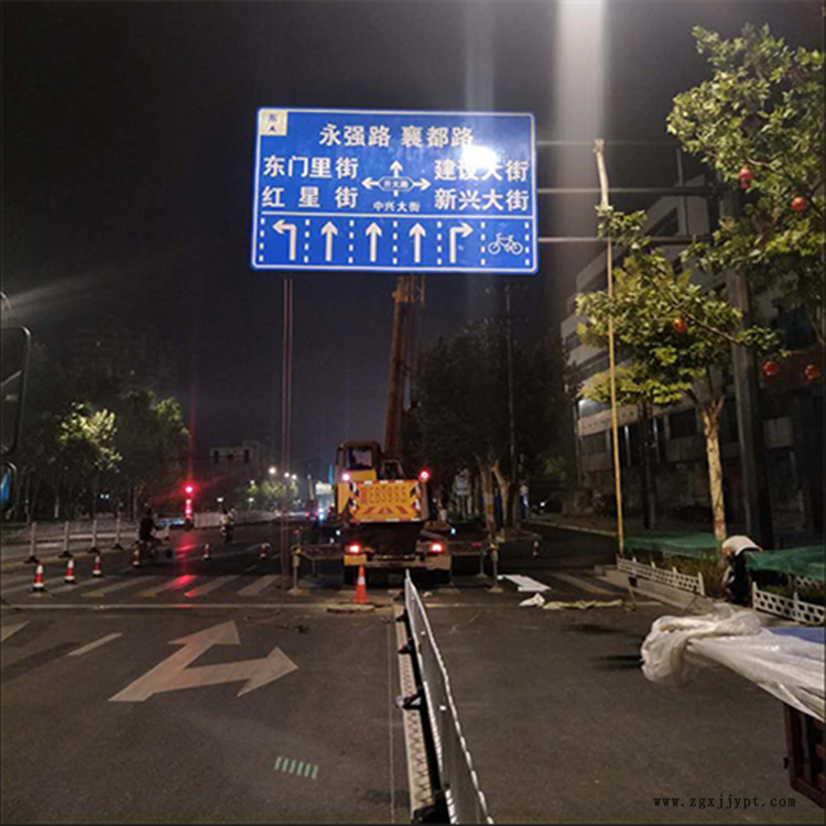 单悬臂标志杆 道路标牌杆件 景点标志牌 祥路直销