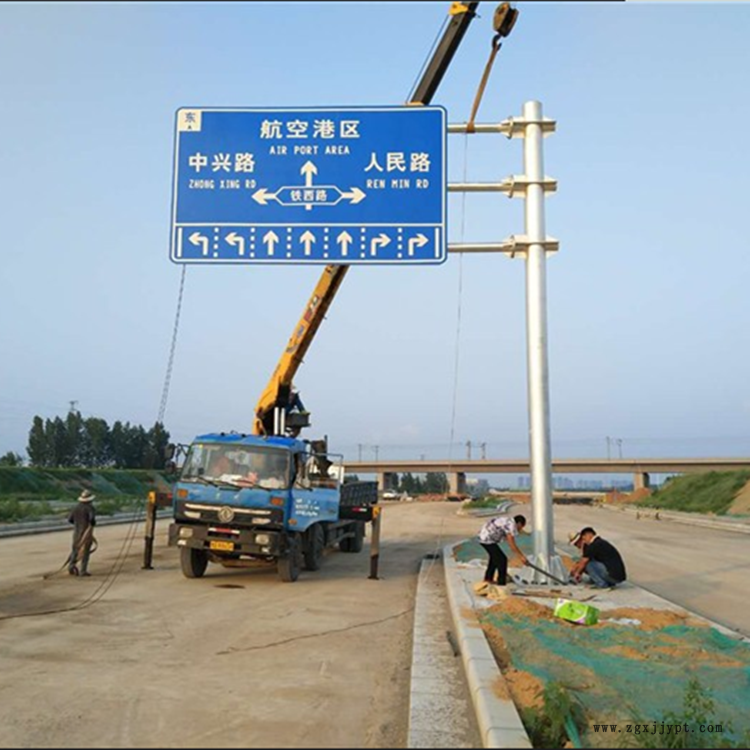 标识杆 牌立柱 户外标牌 祥路可定制