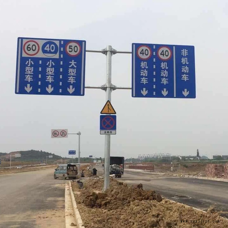 驾校标志杆 路牌指示杆 马路指示牌立杆 祥路定制