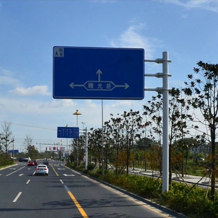 公益标志杆 道路标志杆 圆形标志牌 祥路超低价热卖