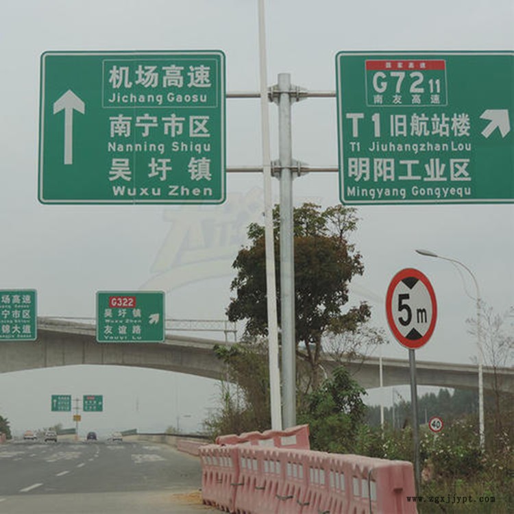 景区标志杆 道路警示指示牌 热镀锌杆件 祥路低价出售