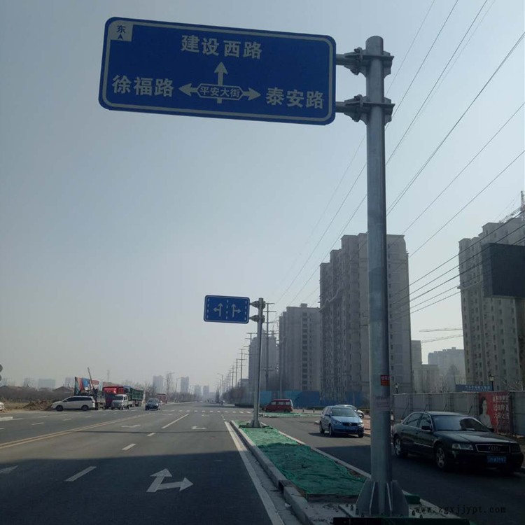 祥路长期供应 公园标志杆 指示牌标识牌 F型标志牌立杆