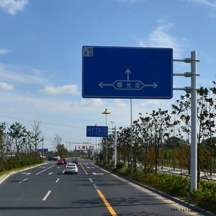 道路F型标志杆 乡村公路标志杆 指示牌 祥路图纸定制