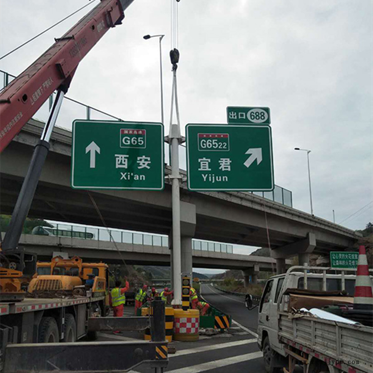 警戒标志杆 驾校标识牌杆 道路运输标志牌 祥路低价出售