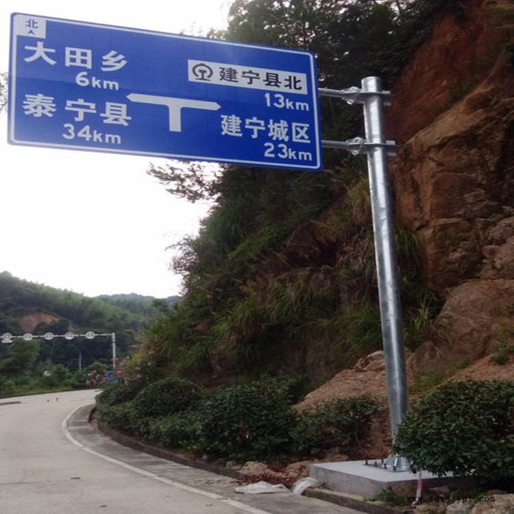 高速公路标志杆 旅游景区道路标识标牌杆 道路F型标志杆 祥路供应销售