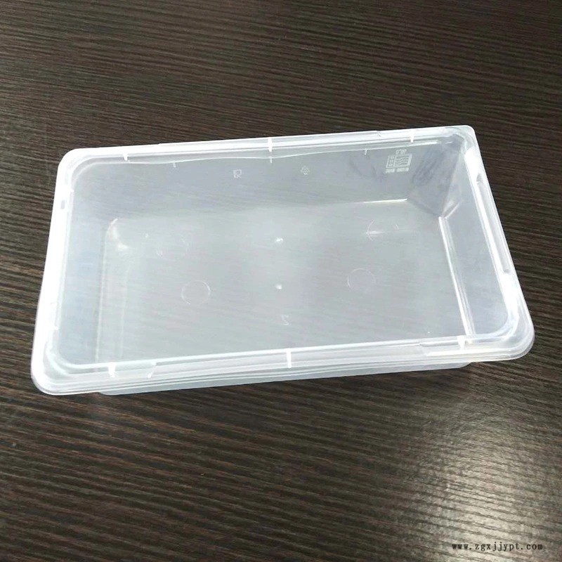 塑料PP盒收纳箱定做厂家 全自动注塑加工PP盒透明塑料收纳盒示例图5