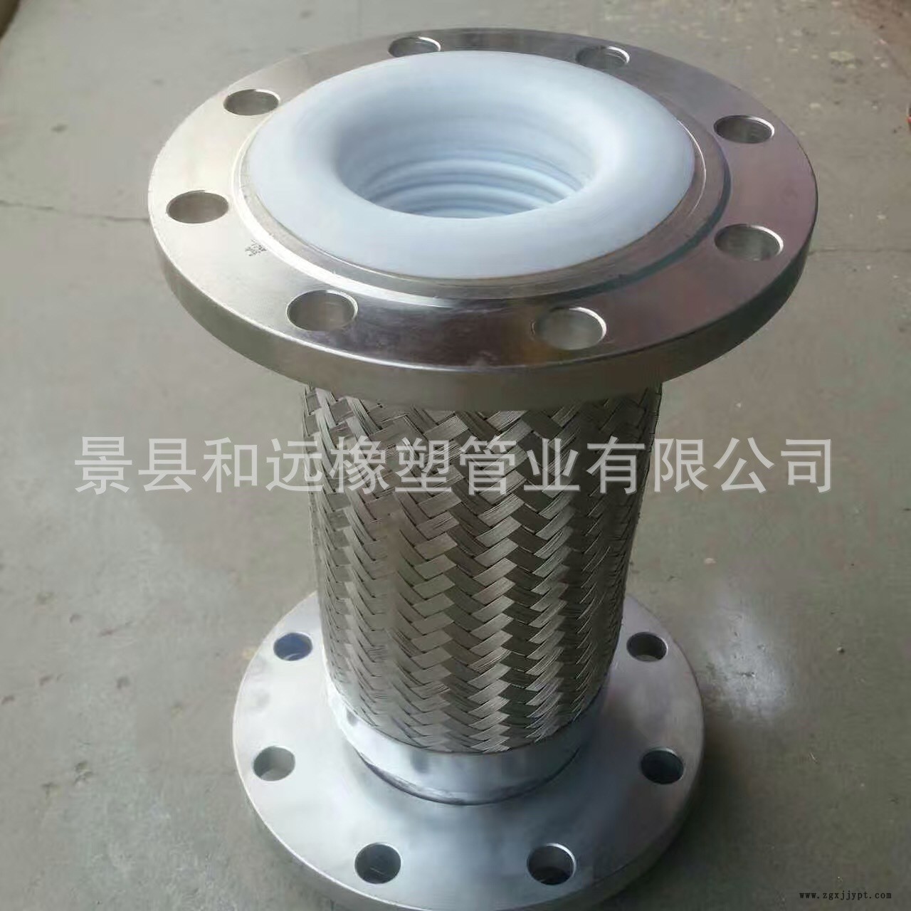 法兰金属软管不锈钢波纹管 钢衬四氟管示例图5