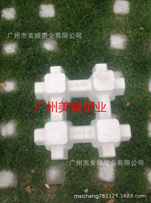 水泥植草砖塑料模具，水泥植草砖塑料模具，河道护坡植草砖模具示例图2