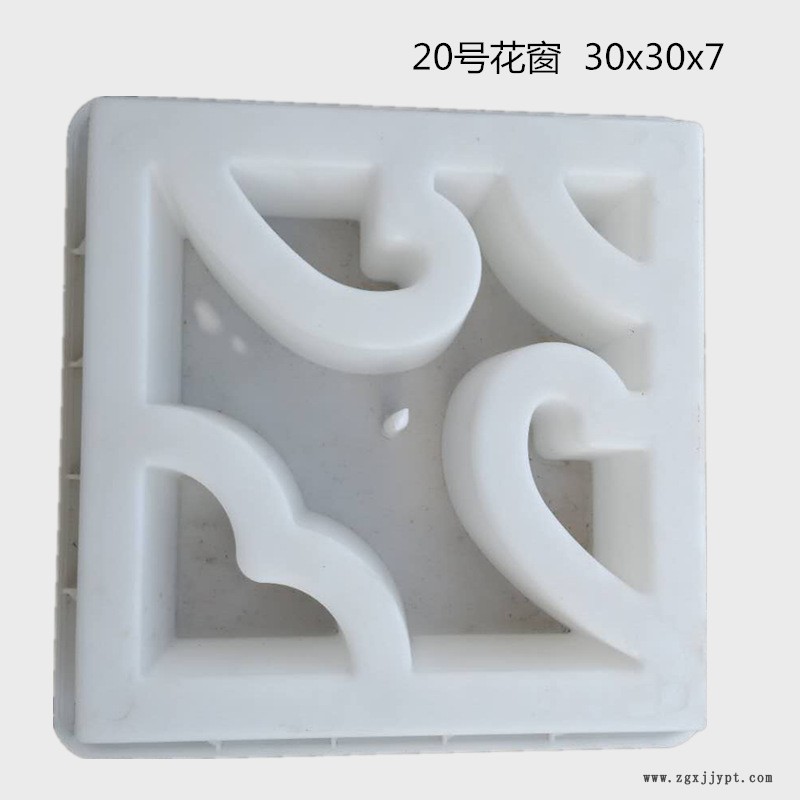 厂家直销  围墙花窗水泥砖模具 古建窗花水泥花格模具 中式花窗示例图4