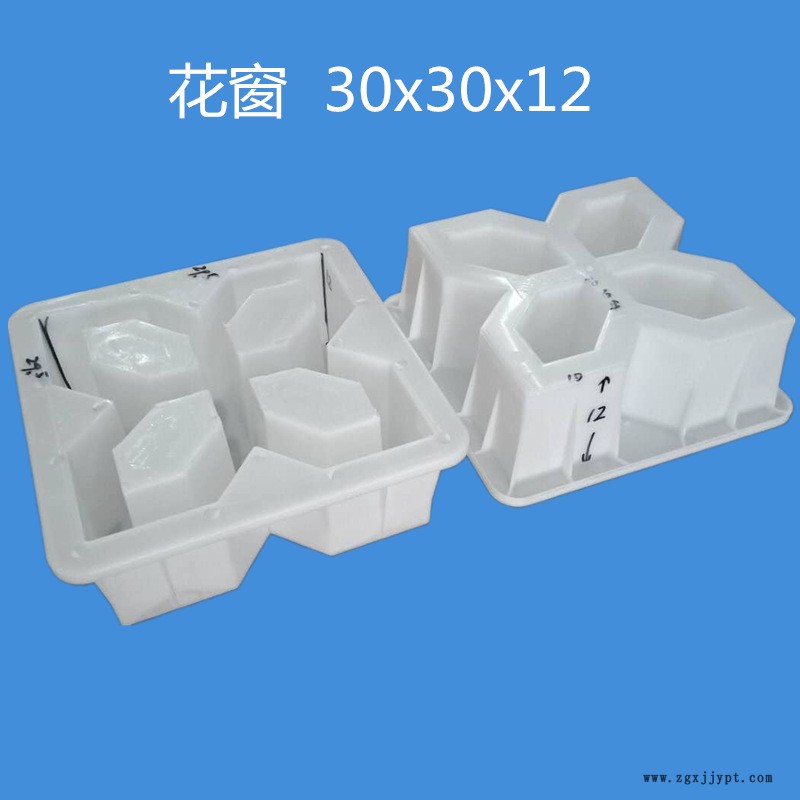 厂家直销  围墙花窗水泥砖模具 古建窗花水泥花格模具 中式花窗示例图3
