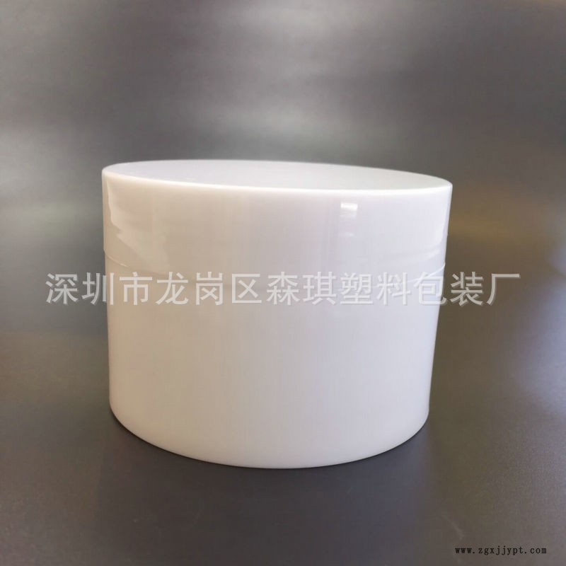 现货100克PP直身光面圆形膏霜瓶。面霜瓶。分装瓶化妆品包材批发示例图4