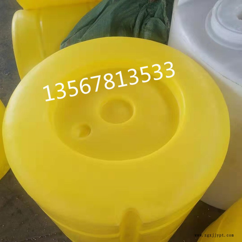 滚塑加工700*950海洋河道疏浚河道防护浮漂 滚塑浮体浮筒示例图2