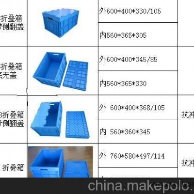 供应太仓系列物流折叠箱上海周转箱大众塑料折叠箱厂家批发图3