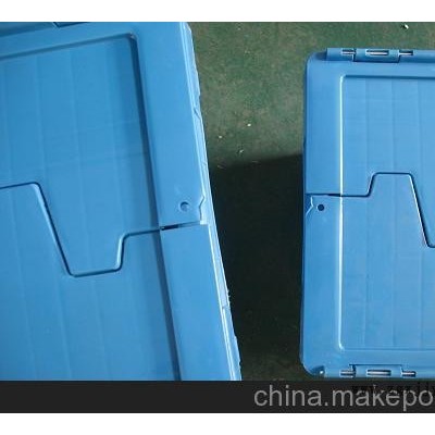 供应浦东斜插箱周转箱上海395无盖斜插箱物流周转箱上海厂家图3