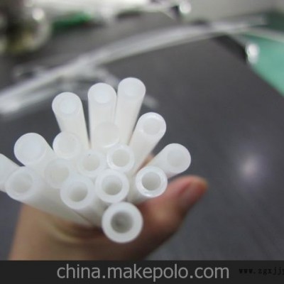 厂家挤塑加工PVC乳白色圆硬胶管，各种吸管净水管全新环保料图2