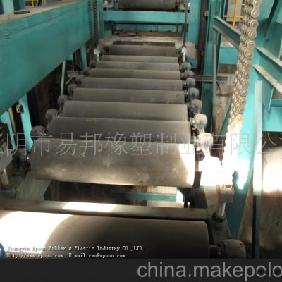 江苏无锡江阴市易邦公司生产冶金机械耐磨、耐强酸的海帕隆橡胶辊图1