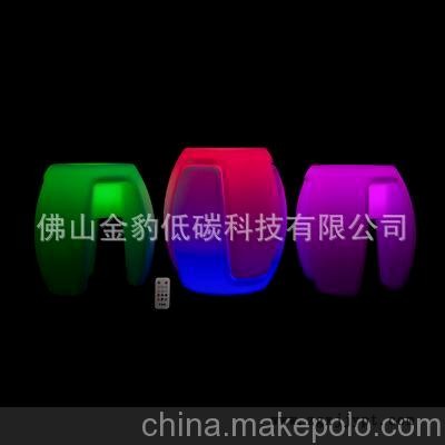 大量供应 led7彩发光凳子 酒吧凳子 led变色凳子图2