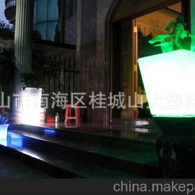 LED发光花盆 滚塑发光花盆 PE发光花盆 塑料花盆 滚塑花盆厂家图5