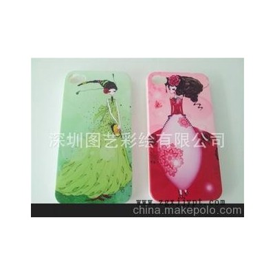 iPhone5 手机壳 果冻套 布丁套 手机套 手机保护套彩印彩绘加工