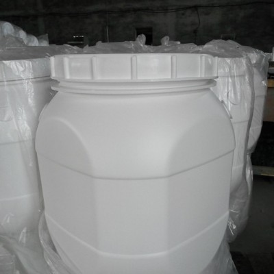 **60升加厚化工原料桶 工程塑料桶 涂料色浆桶 水剂包装桶60L公斤抱箍桶铁箍桶