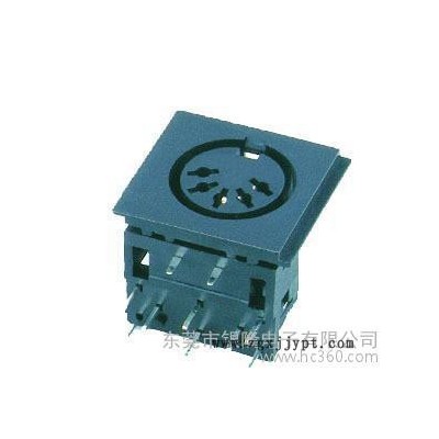 大DIN连接器 DS端子母座 微型电源端子 MINI 5PI图2