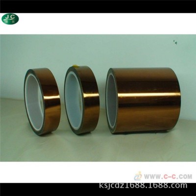 茶色聚酰亚胺胶带 金手指Kapton 黄金耐高温PI单面遮蔽图2