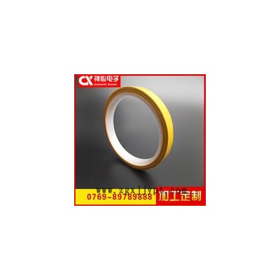 禅心 厂家供应耐高温PI办公用品双面胶_白色超粘皮革专用胶图2