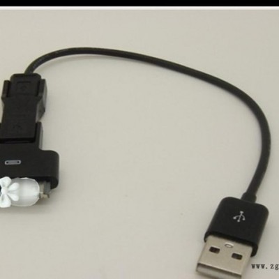 手机USB三合一数据线 充电线 mini micr 30Pi图3