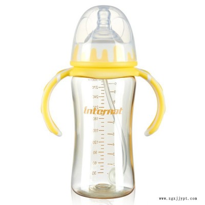 益特龙ppsu奶瓶300ml 弧形宽口径PPSU奶瓶 婴儿自然实感奶嘴奶瓶 广东奶瓶厂家图3