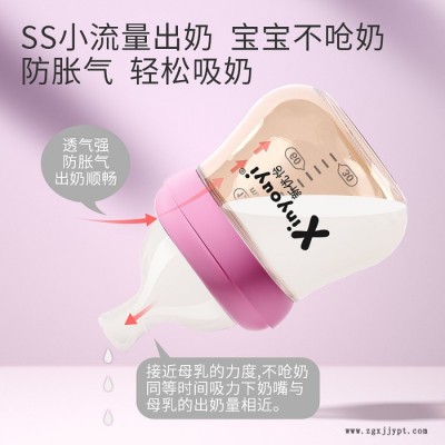 新优怡 120ml宽口ppsu月子奶瓶图4