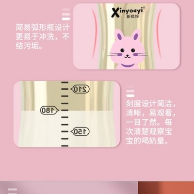 新优怡 ppsu180毫升宽口有柄自动图5