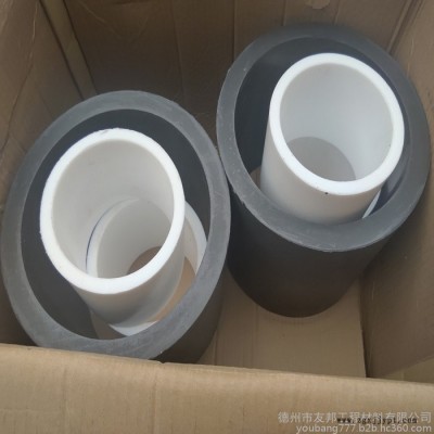 东岳 德州友邦ptfe纯料四氟管 ptfe填充铜粉 模压管  铁氟龙填充石墨压膜管  ptfe填充碳纤维管料图5