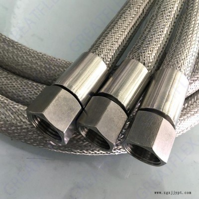 格雷特BT20不锈钢 内衬四氟耐腐蚀PTFE 钢丝编织软管图2