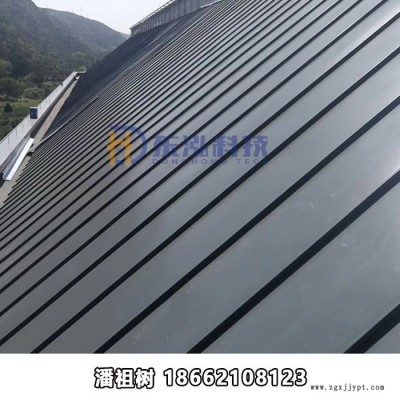 矮立边YX25-430型铝镁锰合金屋面板 PVDF氟碳涂层 耐候、耐渍、抗腐蚀图4