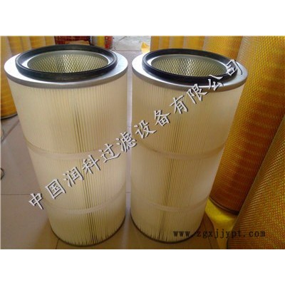 PTFE覆膜除尘滤芯进口滤材滤 润科环保现货供应 ** 规格齐全 可按需定制  **产品 价格优惠 详情可电话咨询图3