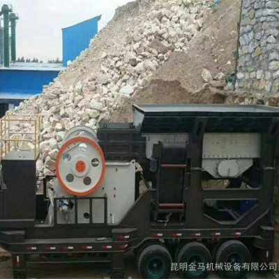 云南厂家生产柴油驱动打砂机 汽车轮胎制砂机 小型移动式锤式破碎机 金马机械图5
