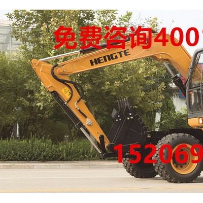 山东德州恒特轮胎式液压HTL85-8挖掘机 轮胎式液压挖掘机图4