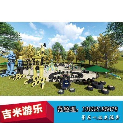轮胎乐园儿童户外游乐吉米轮胎摆件户外拓展设备定制无动力乐园图5